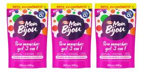 Kit C/3 Tira Manchas Mon Bijou Gel 3em1 Refil 500ml Kit C/3 Tira Manchas Mon Bijou Gel 3em1 Refil 500ml