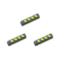 Kit C/3 - Tomada Barra Fiolux Quadrupla 2Polos 20A Preto Kit C/3 - Tomada Barra Fiolux Quadrupla 2Polos 20A Preto