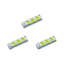 Kit C/3 - Tomada Barra Fiolux Tripla 20A 2 Polos+Terra ... Kit C/3 - Tomada Barra Fiolux Tripla 20A 2 Polos+Terra ...