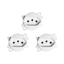 Kit C/3 - Tomada Externa Perlex 2 Polos +Terra 20A Branca...