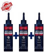 Kit c/3 tônicos capicilin anticaspa 100ml