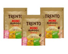 Kit c/ 3 Trento Chocolate Mini Momentos Sobremesas Pouch 192g c/ 12un