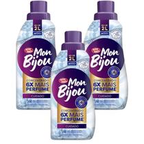 Kit C/ 3 Un. Amaciante Concentrado Mon Bijou Cuidado 500ml
