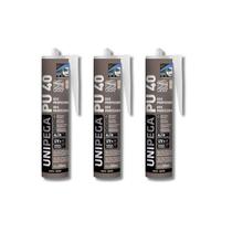 Kit c/3 un selante poliuretano branco 280ml unipega ades