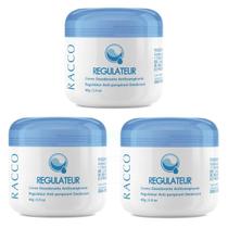 Kit c/ 3 unid. Creme Desodorante Regulateur Pote Racco 60g Kit c/ 3 unid. Creme Desodorante Regulateur Pote Racco 60g