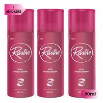 Kit c/ 3 Unidades de Desodorante Spray Rastro 90ml Tradicional Kit c/ 3 Unidades de Desodorante Spray Rastro 90ml Tradicional