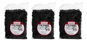 Kit C/3 Uva Passa Preta Nossa Cria 500g