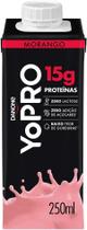 Kit c/ 3 YoPRO Bebida Lactea UHT Morango 15g de proteinas