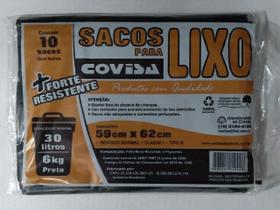 Kit c/30 Sacos para lixo Covisa 30lts Reforçado