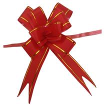 Kit C/300 Laço Fácil Pronto Filete 20mmx37 Presente Vermelho Kit C/300 Laço Fácil Pronto Filete 20mmx37 Presente Vermelho