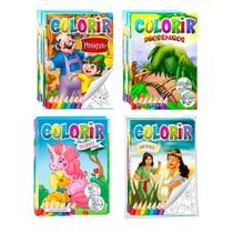 Kit C/ 32 Livrinhos de Colorir Infantil Dinossauros, Unicórnios, Bíblia e Histórias Clássicas Kit C/ 32 Livrinhos de Colorir Infantil Dinossauros, Unicórnios, Bíblia e Histórias Clássicas