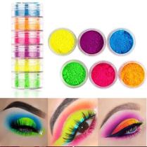 Kit C/36 Glitter Rosto Pó Neon Carnaval Fantasia Atacado