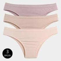 Kit c/3Calcinha Biquíni trifil s/costura EG Kit c/3Calcinha Biquíni trifil s/costura EG