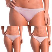 Kit c/3Calcinha Biquíni trifil s/costura G Kit c/3Calcinha Biquíni trifil s/costura G