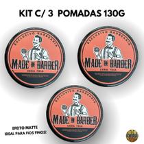 Kit C/3cera Capilar Modeladora Efeito Teia Mib 130g e 70g