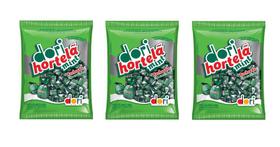 Kit c/ 3un Bala Hortelã dura Recheada 600g