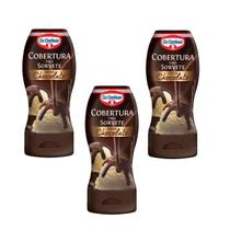 Kit c/ 3un Cobertura para Sorvete 190g - Dr. Oetker Kit c/ 3un Cobertura para Sorvete 190g - Dr. Oetker