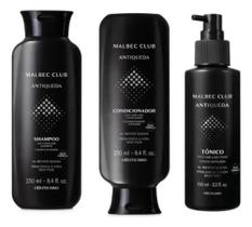 Kit C/3un.: Malbec Club Shampoo Antiqueda - O BOTICARIO