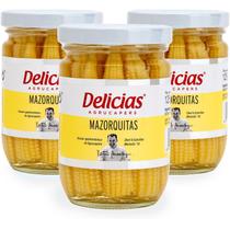 Kit c/ 3un Mini Milhos (Marzoquitas) Delicias 230g - Espanha