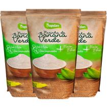 Kit c/ 3und Farinha de Banana Verde TROPDAN 500g Kit c/ 3und Farinha de Banana Verde TROPDAN 500g