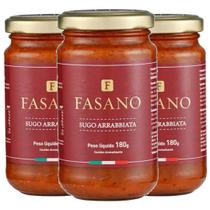 Kit c/ 3und Molho Italiano FASANO Arrabbiata 180g