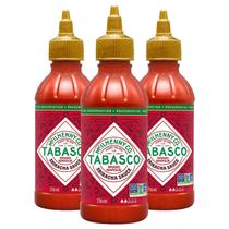 Kit c/ 3und Molho TABASCO Sriracha 256ml