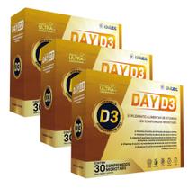 Kit c/3Vitamina D3 2.000UI c/30 Comprimidos Day D3 IDN LABS 30 Dias Kit c/3Vitamina D3 2.000UI c/30 Comprimidos Day D3 IDN LABS 30 Dias