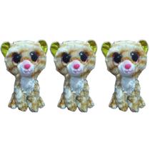 Kit C/3x Brinquedo de Pelúcia Onça - Ty Rara