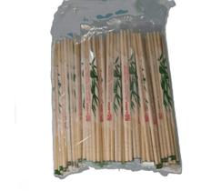 Kit c/ 4 100 Par Palitos Hashi Descartavel De Bambu Sushi