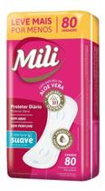 Kit c/ 4 Absorvente Protetor Diario MILI com 80 unidades