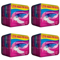 Kit c/4 Absorventes Naturalmente Mais Conforto Sem Abas c/8 Unidades cada