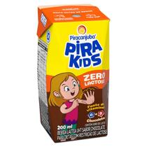 Kit c/ 4 Achocolatado Pirakids Zero Lactose 200ML