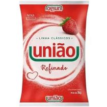 Kit c/ 4 Acucar Uniao Refinado Pacote1kg