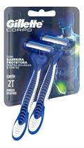 Kit c/ 4 Aparelho Gillette descartavel corpo 2 unidades