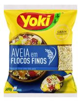 Kit c/ 4 Aveia em flocos finos Yoki Flocos finos 500g