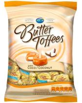 Kit c/ 4 Bala de Caramelo Sabor Coco Butter Toffees 100g