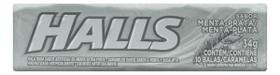 Kit c/ 4 Bala Menta-Prata Halls Pacote 34g