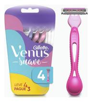 Kit c/ 4 Barbeador Gillette Venus Simply descartavel 4 un