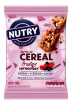 Kit c/ 4 Barra De Cereal Frutas Vermelhas Nutry 66g - 3x22g