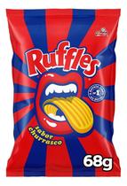 Kit c/ 4 Batata Frita Ondulada Churrasco Elma Chips Ruffles