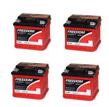 Kit C/4 Bateria Estacionaria Freedom Df500 12v 40ah Nobreak