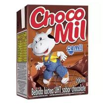 Kit c/ 4 Bebida Lactea Sabor Chocolate Chocomil 200ml