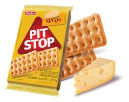 Kit c/ 4 Biscoito Pit Stop Queijo 137g