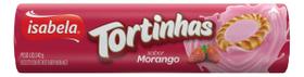Kit c/ 4 Biscoito Recheio Morango Isabela Tortinhas 140g