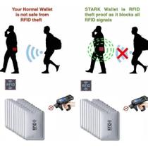 Kit c 4 Bloqueador Protetor de Sinal RFID Cartões de Crédito Débito - MegaChens
