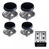 Kit C/ 4 Bocas Para Fogão Esmaltec Bali Veneza caribe agata Kit C/ 4 Bocas Para Fogão Esmaltec Bali Veneza caribe agata
