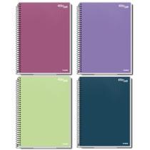 Kit c/ 4 cadernos univ. c/ 80 folhas essenciale - credeal