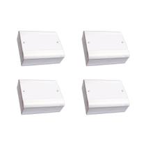 Kit C/4 - Caixa Passagem Pvc 22X18 Perlex Sobrepor