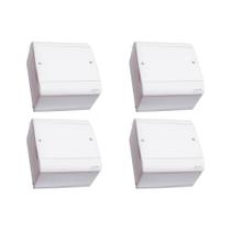 Kit C/4 - Caixa Passagem Pvc Perlex Externa 15X15X08 2904