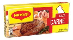 Kit c/ 4 Caldo em tablete carne Maggi 114g